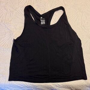 All in Motion Black Racerback Tank